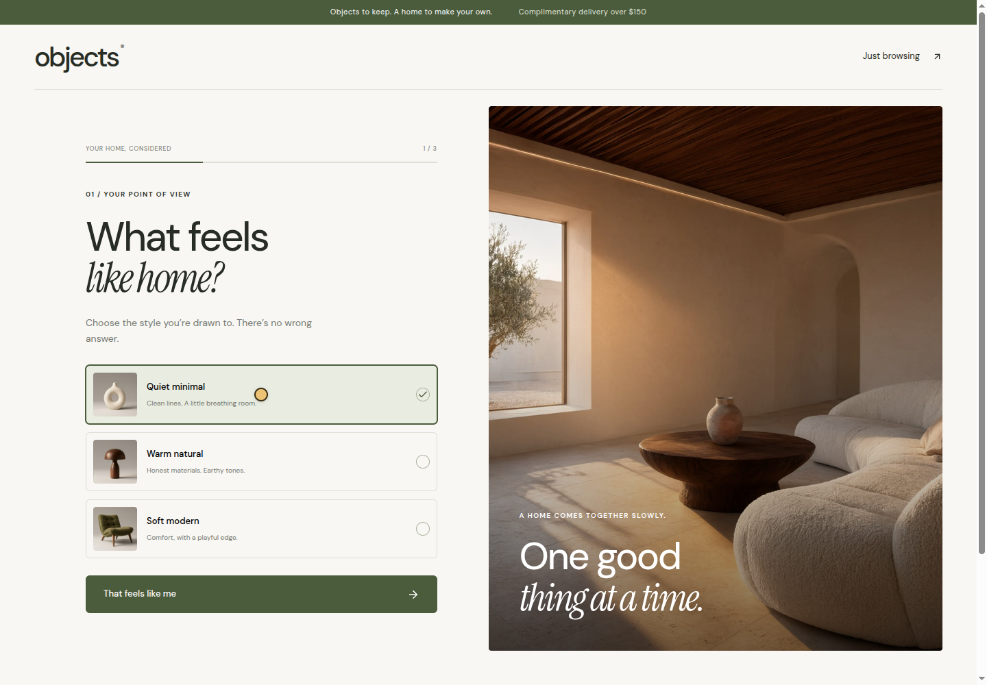 Objects Commerce Template