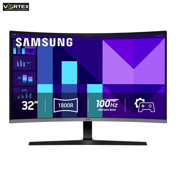 Monitor 32 Samsung LS32D390GAUXEN S3 100Hz IPS Panel Curved, FHD, HDMI, VGA, 4ms