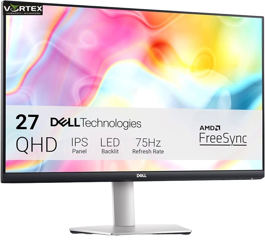 Monitor DELL S2722DC, 27" IPS, 2K QHD 2560x1440 at 75 Hz, 16:9 AR, Contrast 1000:1, 4ms, 350 cd/m2, Speakers 2x3W, USB 3.2 Gen 1/USB-C hub, HDMIx2, USB-C/DP, USB 3.2x2, Audio Line-Out, Black/Silve