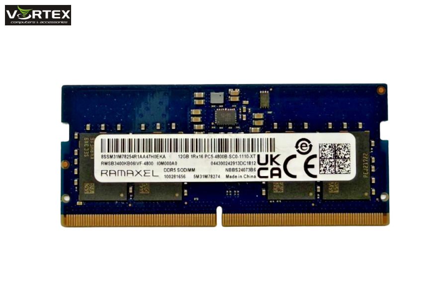 RAM SO DIMM DDR5 12GB 4800MHz RAMAXEL RMSB3400KB06IVF-4800