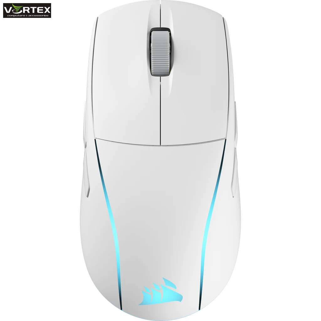MOUSE WIRELESS USB CORSAIR M75 Lightweight RGB Gaming Mouse 2.4Ghz+USB, White, CH-931D011-EU