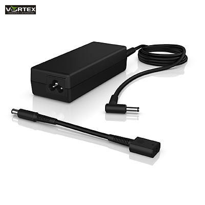 HP 90W Smart AC Adapter, Ulazni napon 220 V, Izlazna snaga 90 W, Izlazna struja 11 A, Izlazni napon 19 V, 4.5mm to 7.4mm power DC dongle, power cord