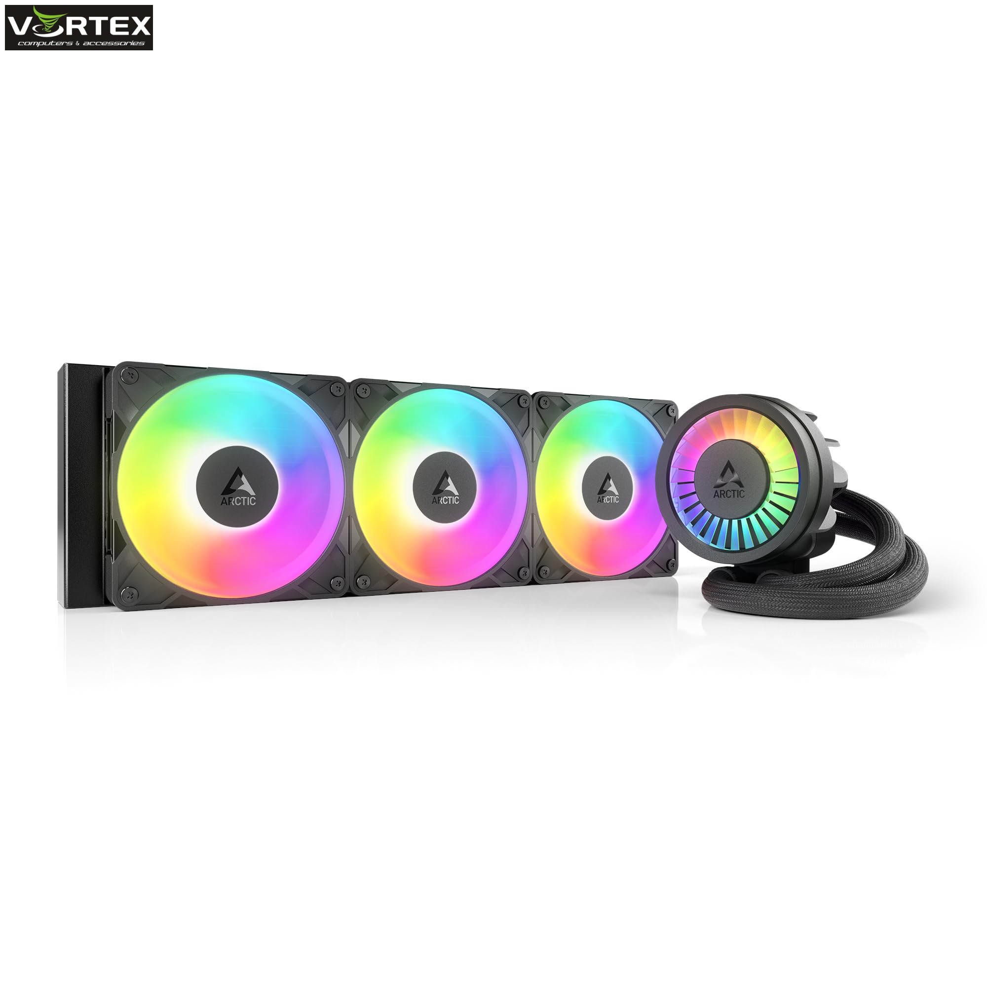 COOLERS CPU AIO ARCTIC LIQUID FREEZER III PRO 360 Black, 3x120mm P12 PRO PWM PST A-RGB fans (3000 RPM), ACFRE00184A