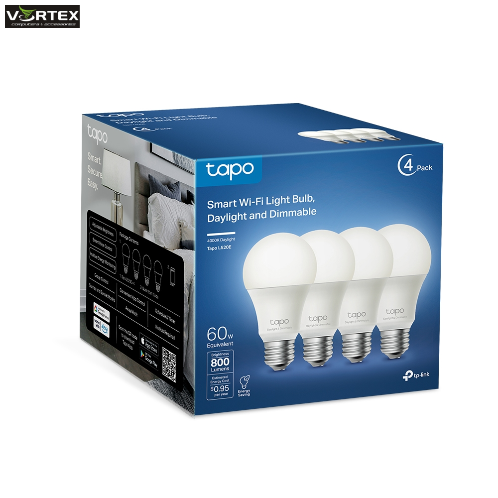 TP-Link Smart Bulb Tapo L520E, Smart Wi-Fi Light B