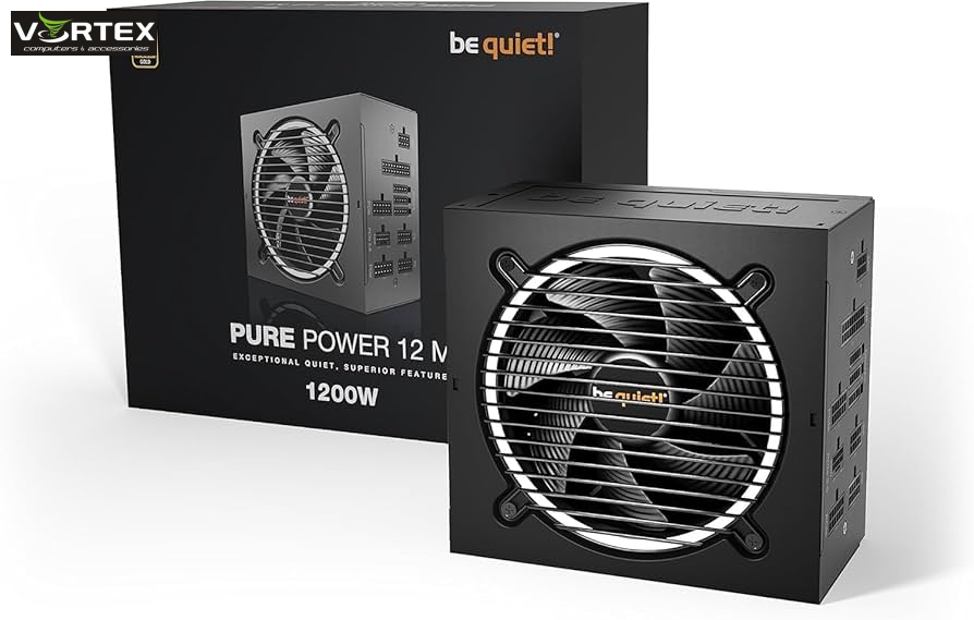 PSU 1200W BE Quiet! Dark Power Pro 12 80+ Gold Full Modular, PCIe Gen 5.0 Ready 12VHPWR