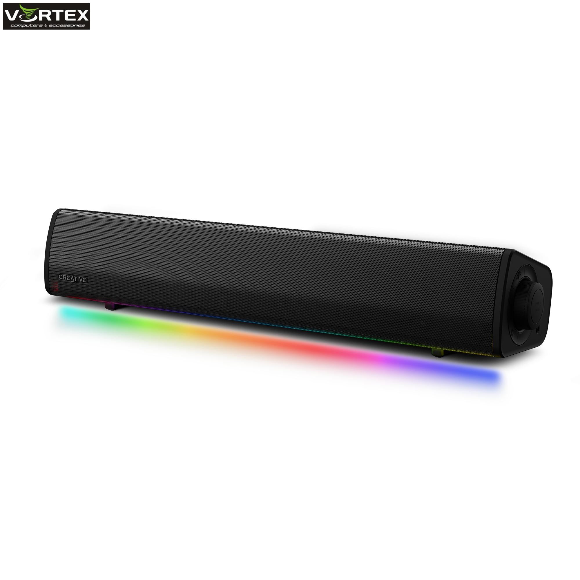 SPEAKERS 2.0 SOUNDBAR CREATIVE SOUND BLASTER GS3 RGB bluetooth 5.4, Type-C, AUX (24W) 51MF8465AA000