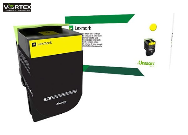 TONER LEXMARK CARTRIDGE EXTRA HIGH YIELD YELLOW