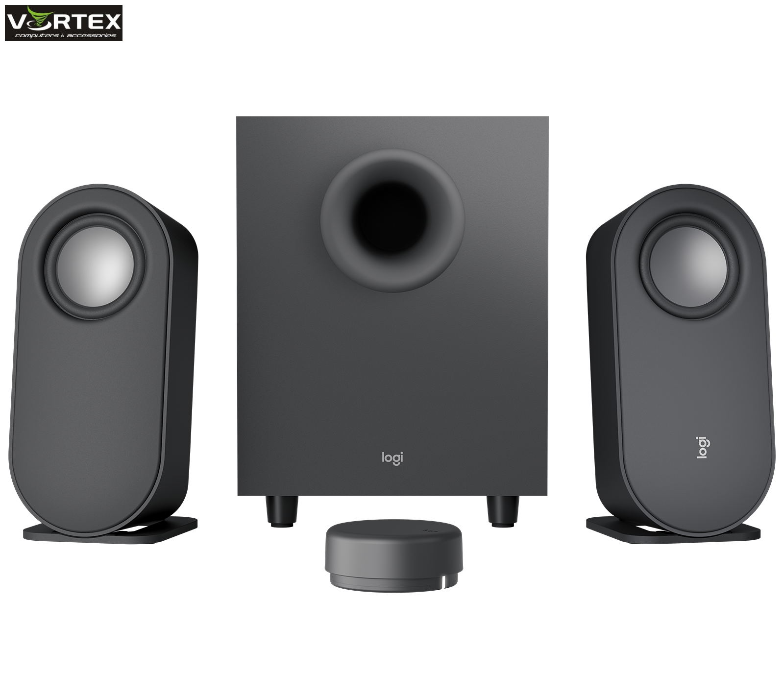 SPEAKERS 2.1 LOGITECH Z407 w/Bluetooth + Wireless Control Dial 980-001348 (80W)