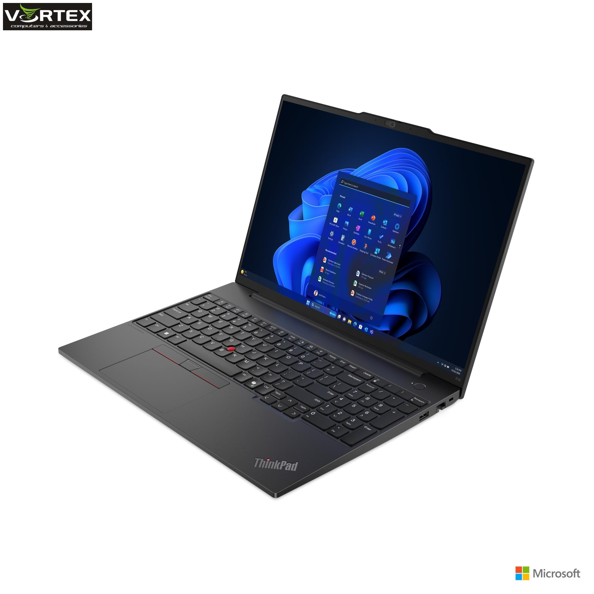 ThinkPad E16 Gen 2 Black - Ultra 5 125U, 16GB, 512GB NVMe, 16", DOS
Intel Core Ultra 5 125U, 12C (2P + 8E + 2LPE) / 14T, Max Turbo up to 4.3GHz, 12MB/ 1x 16GB SO-DIMM DDR5-5600/ (up to 2 PCIe) 512GB SSD M.2 2242 PCIe 4.0x4 NVMe Opal 2.0/ 16" WUXGA (1920x1