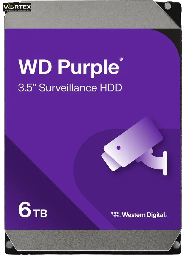 HDD 3.5 6TB Western Digital WD Purple Surveillance SATA3 256MB WD63PURZ