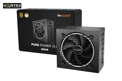 PSU 850W BE QUIET! PURE POWER 13 M w/PCIe 5.1, 80 Plus GOLD FULL MODULAR, BP027EU