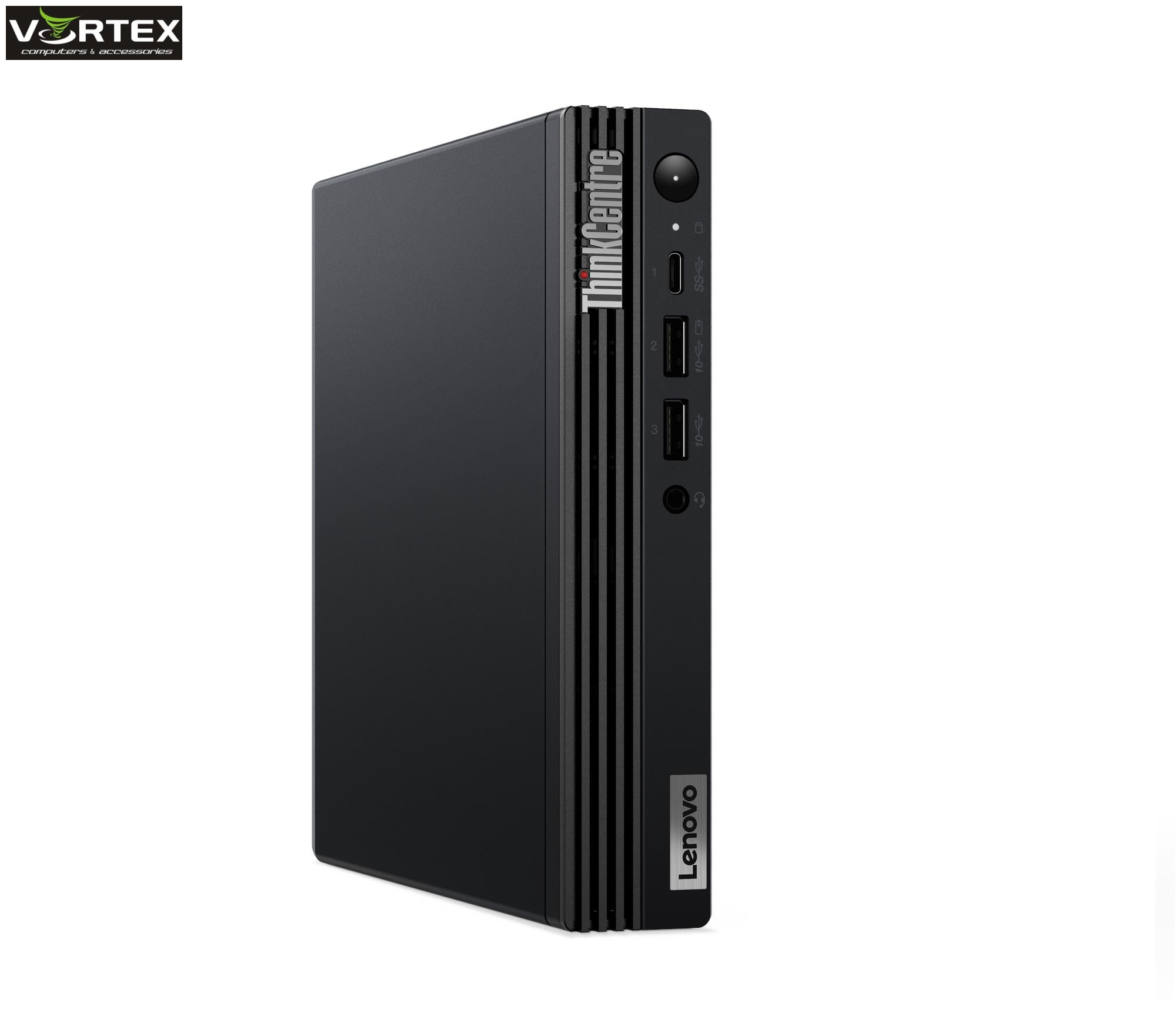 PC-Compjuter Lenovo TC M70q Gen 4, Core™ i5-13400T, 8GB DDR4-3200, 250GB SSD m.2 2280, Integrated speaker, 90W adapter, Intel® Wi-Fi 6 AX201 2x2 AX & Bluetooth® 5.1, Vesa mount, Lenovo keyboard and mouse, MIL-STD-810H military test passed, Windows 11 12E4