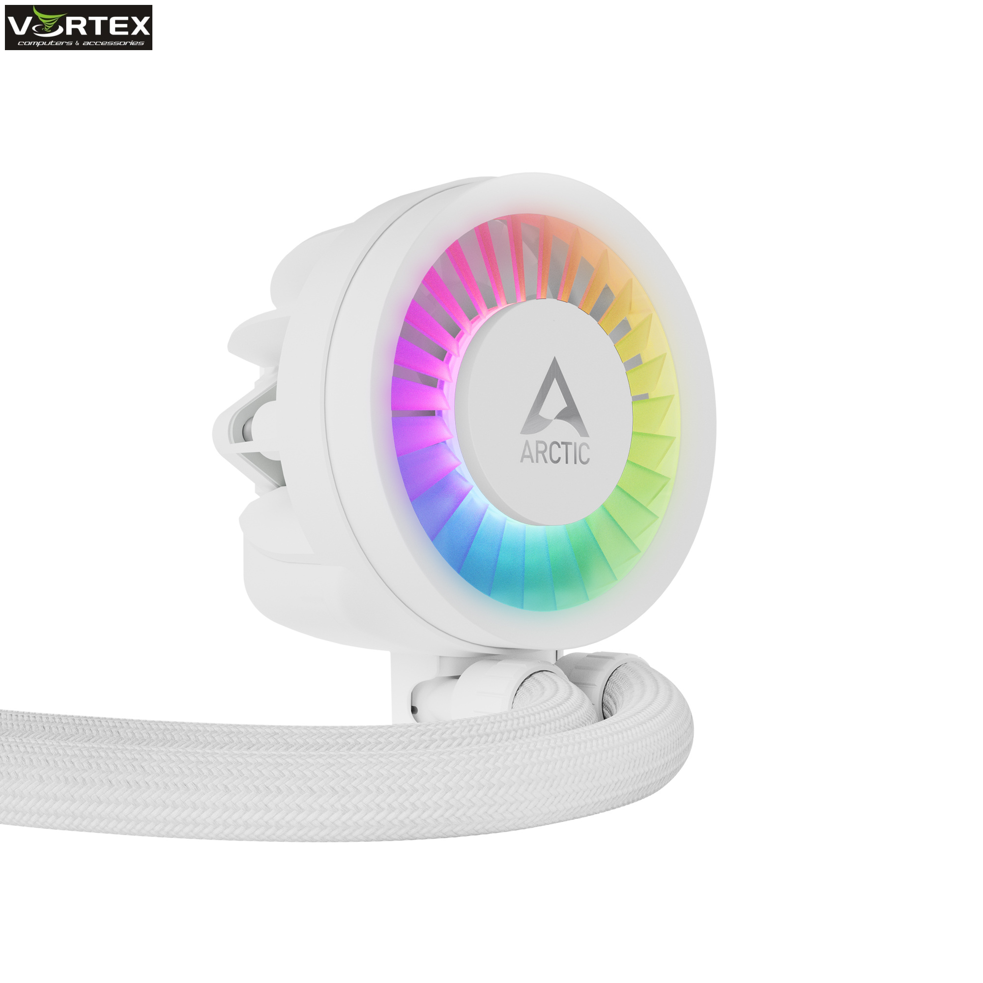 COOLERS CPU AIO ARCTIC LIQUID FREEZER III 280 White, 2x140mm P14 PWM PST A-RGB fans, ACFRE00151A