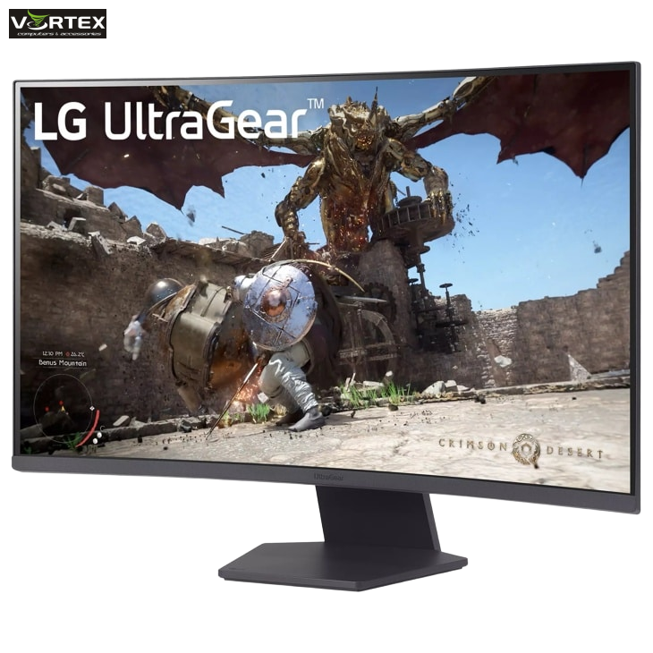 Monitor 32 LG 32GS60QC-B VA Curved 180Hz, QHD, HDMI, DP, Freesync