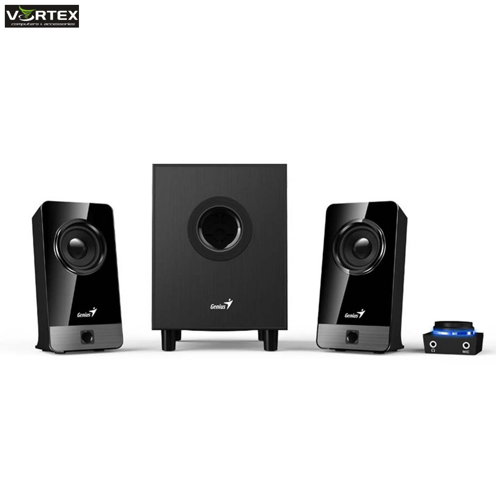 SPEAKERS 2.1 GENIUS SW-2.1 300X + Control Dial (10W)