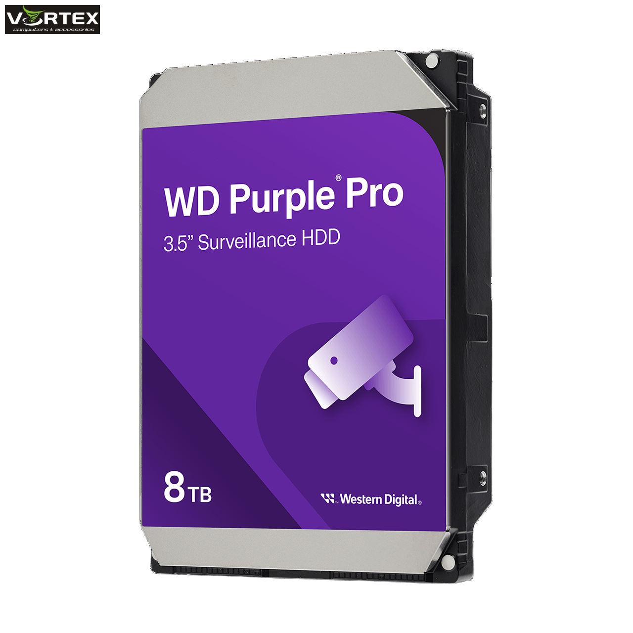 HDD 3,5" 8TB WD PURPLE PRO 7200RPM 256MB 24x7 SATAIII WD8002PURP