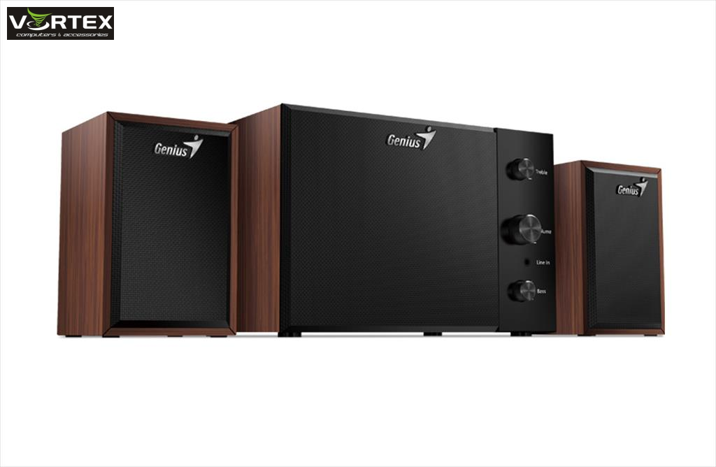 SPEAKERS 2.1 GENIUS SW-2.1 350 WOOD (11W)