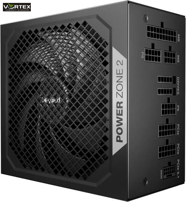 PSU 750W BE QUIET! POWER ZONE 2 80 Plus PLATINUM FULL MODULAR, w/ 90° angled 12V-2x6, BP006EU