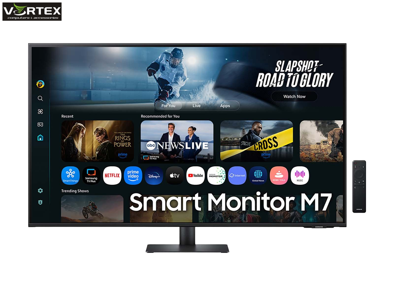 Monitor 43 Samsung LS43FM700UUXDU SMART M7 M70F Vision AI 4K ,HDMI,USB,Type-C,PD65W,Tizen,WiFi,BT